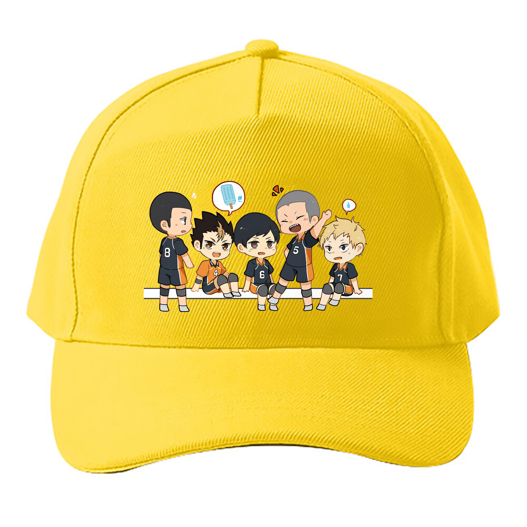 （画像用） ハイキュー!! Haikyu!! ベースボールキャップ 綿100％ 男女兼用 帽子 スポーツ